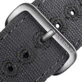 ZULUDIVER Vintage Canvas Military Watch Strap - Grey