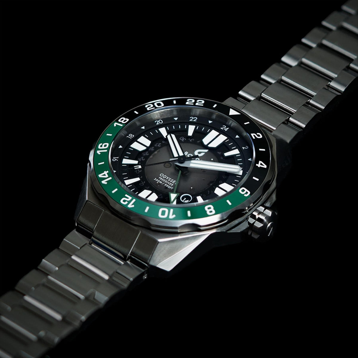 Boldr Odyssey Freediver GMT - Black / Green