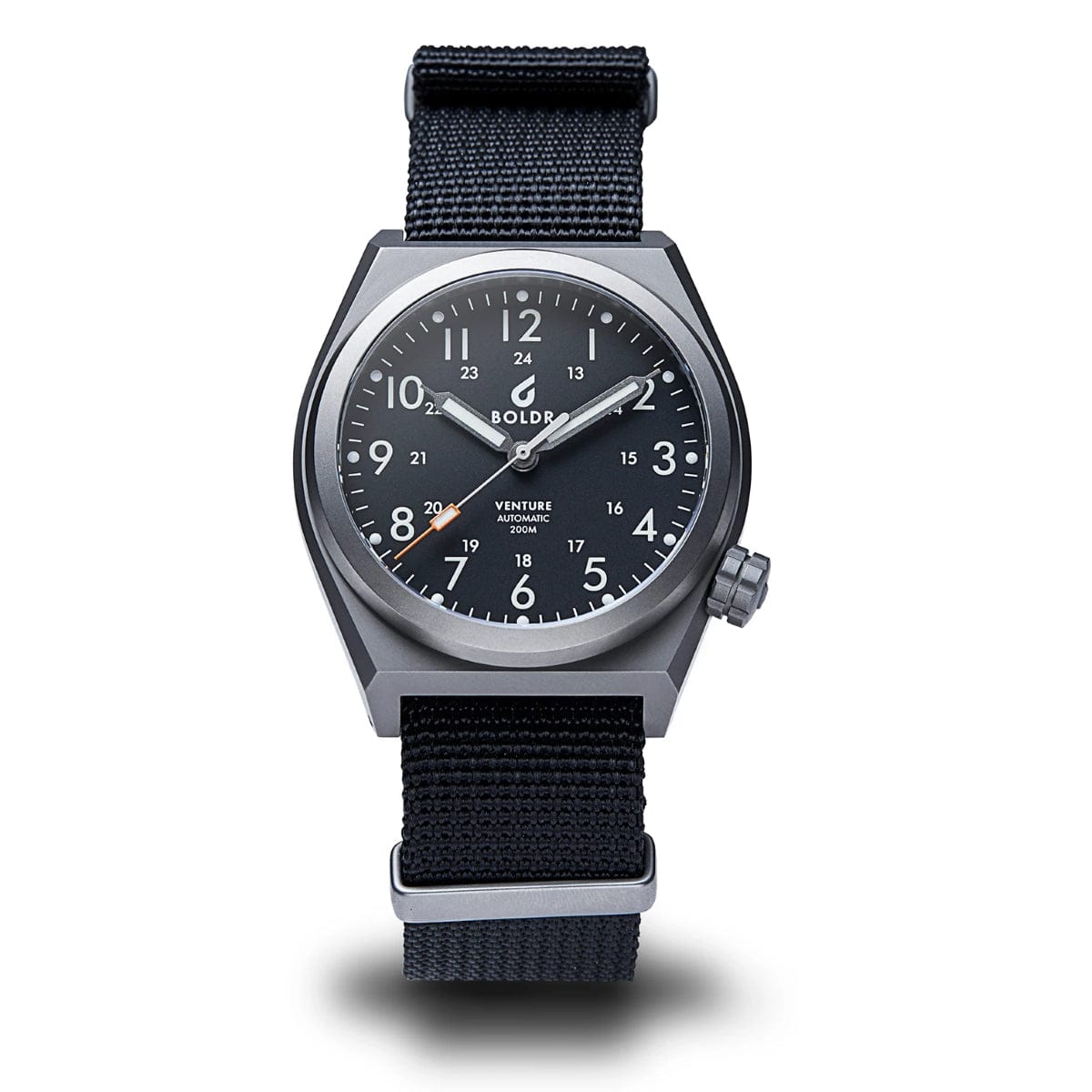 Boldr Venture Carbon Black Automatic Watch
