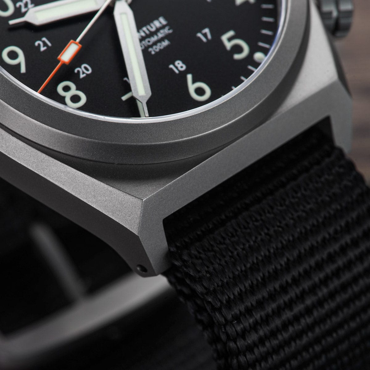 Boldr Venture Carbon Black Automatic Watch