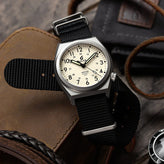 Boldr Venture Automatic Field Watch - Ivory White
