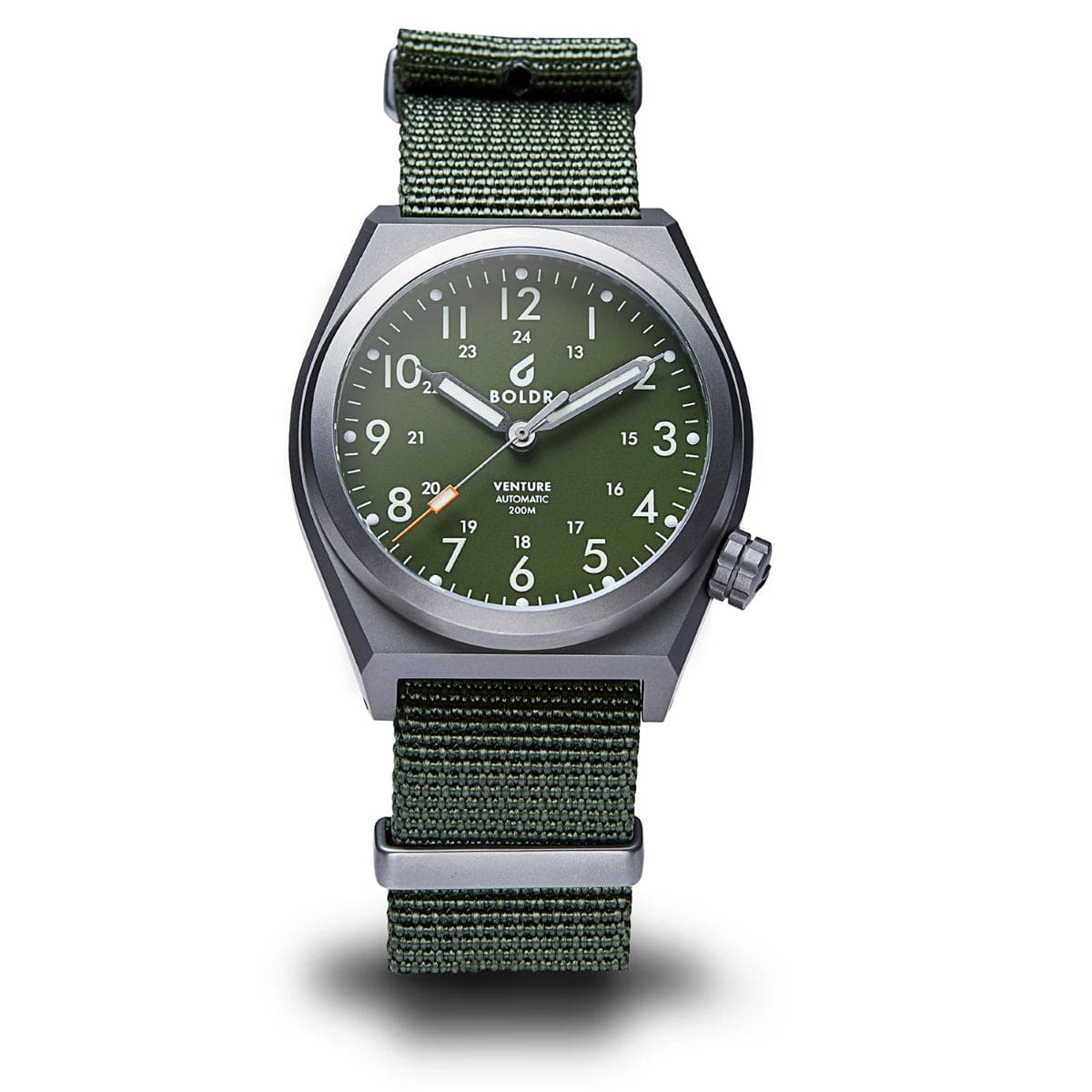 Boldr Venture Jungle Green Automatic Field Watch