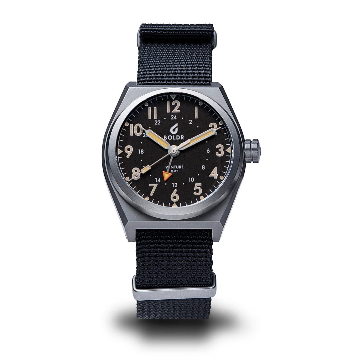 Boldr Venture GMT Field Watch - Black