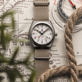Boldr Venture GMT Field Watch - Khaki