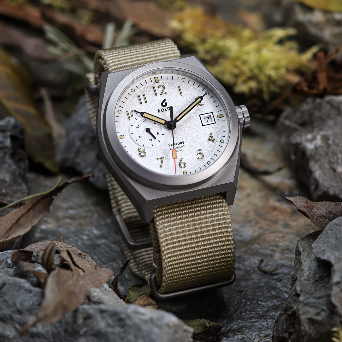 Boldr Venture Wayfarer Khaki Automatic Watch