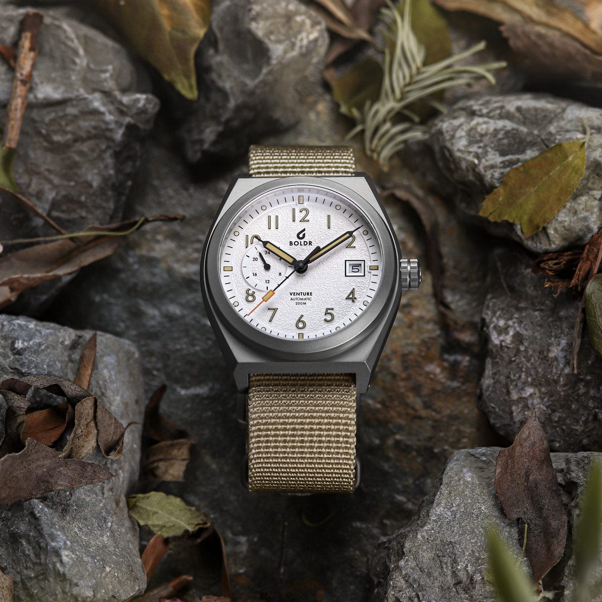 Boldr Venture Wayfarer Khaki Automatic Watch
