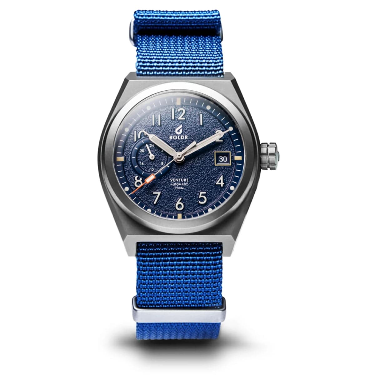 Boldr Venture Wayfarer Navy Blue Automatic Watch