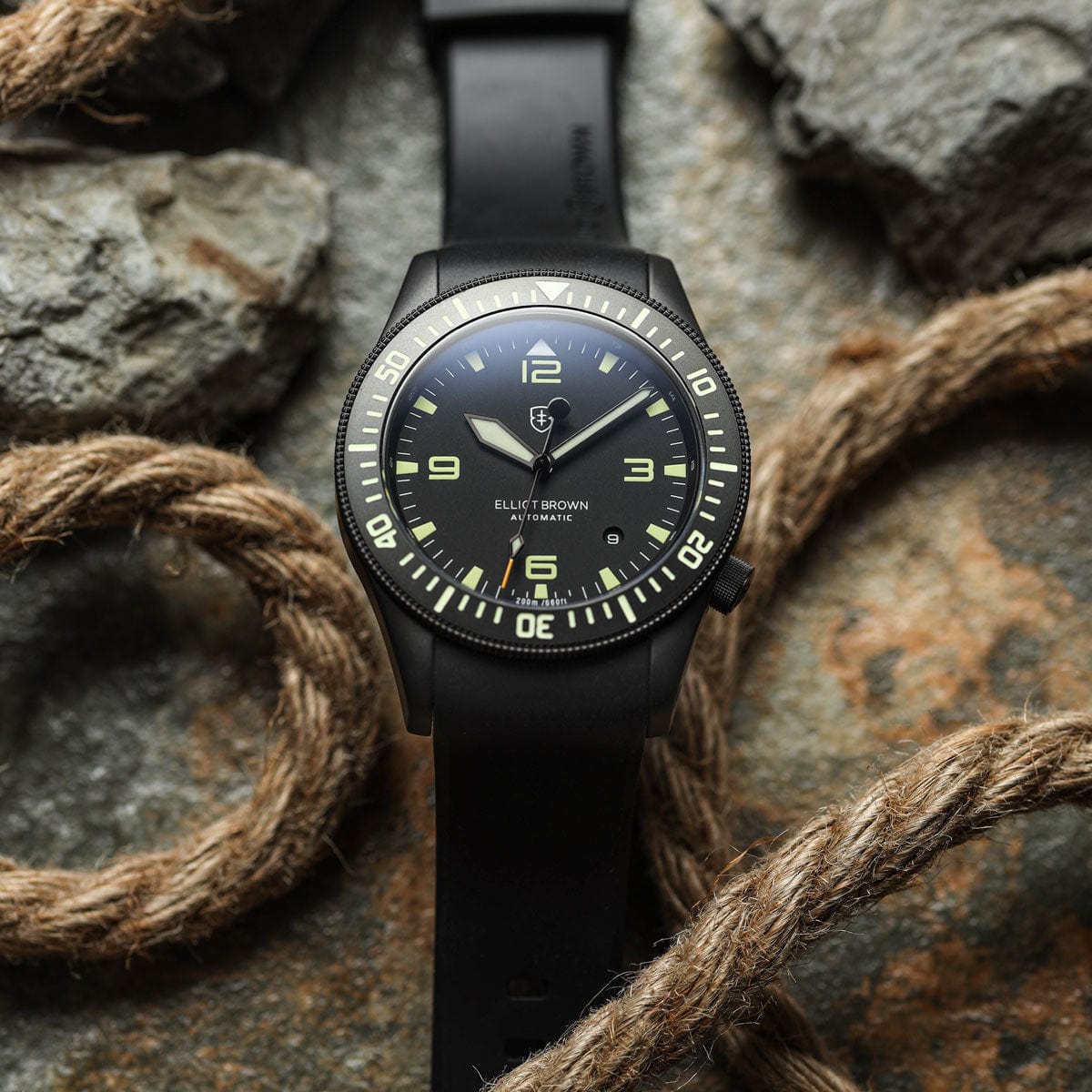 Elliot Brown Holton Automatic 101 - A10 - Black/Grey