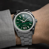 Formex Essence 39 Automatic Chronometer - Green Dial / Green Leather Strap