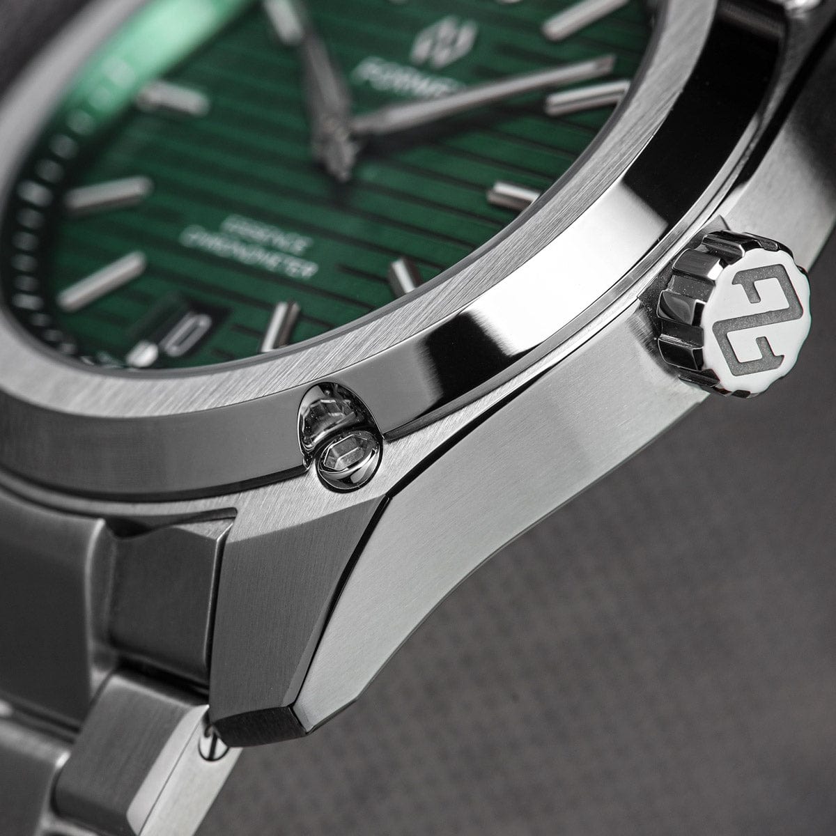 Formex Essence 39 Automatic Chronometer - Green Dial / Green Leather Strap