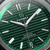 Formex Essence 39 Automatic Chronometer - Green Dial / Green Leather Strap