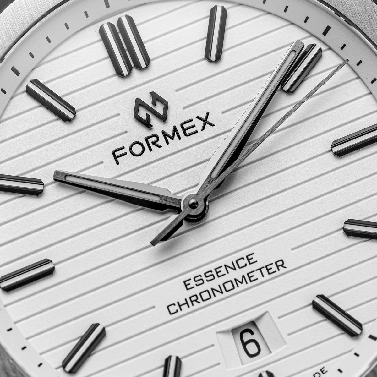 Formex Essence 39 Automatic Chronometer Watch - Black / Steel Bracelet
