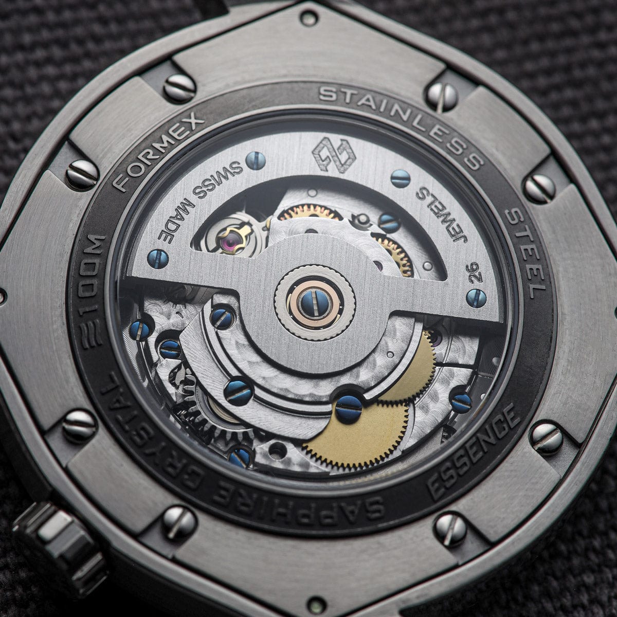 Formex Essence 39 Automatic Chronometer Watch - Blue / Steel Bracelet