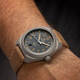 FORMEX Field Automatic - Ash Grey - Blue Nylon Strap