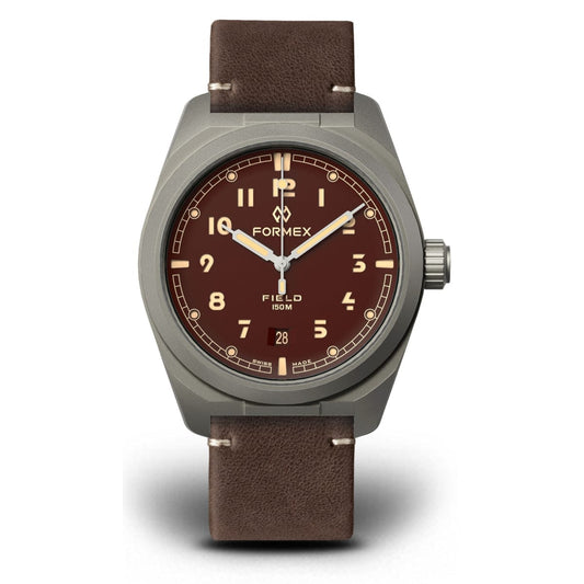 FORMEX Field Automatic - Mahogany Red - Caraffa Brown Strap