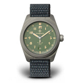 FORMEX Field Automatic - Sage Green - Blue Nylon Strap