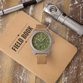 FORMEX Field Automatic - Sage Green - Blue Nylon Strap