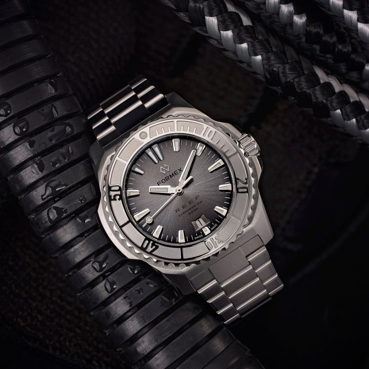 Formex REEF Automatic Chronometer - Silver Dial / Steel Bezel