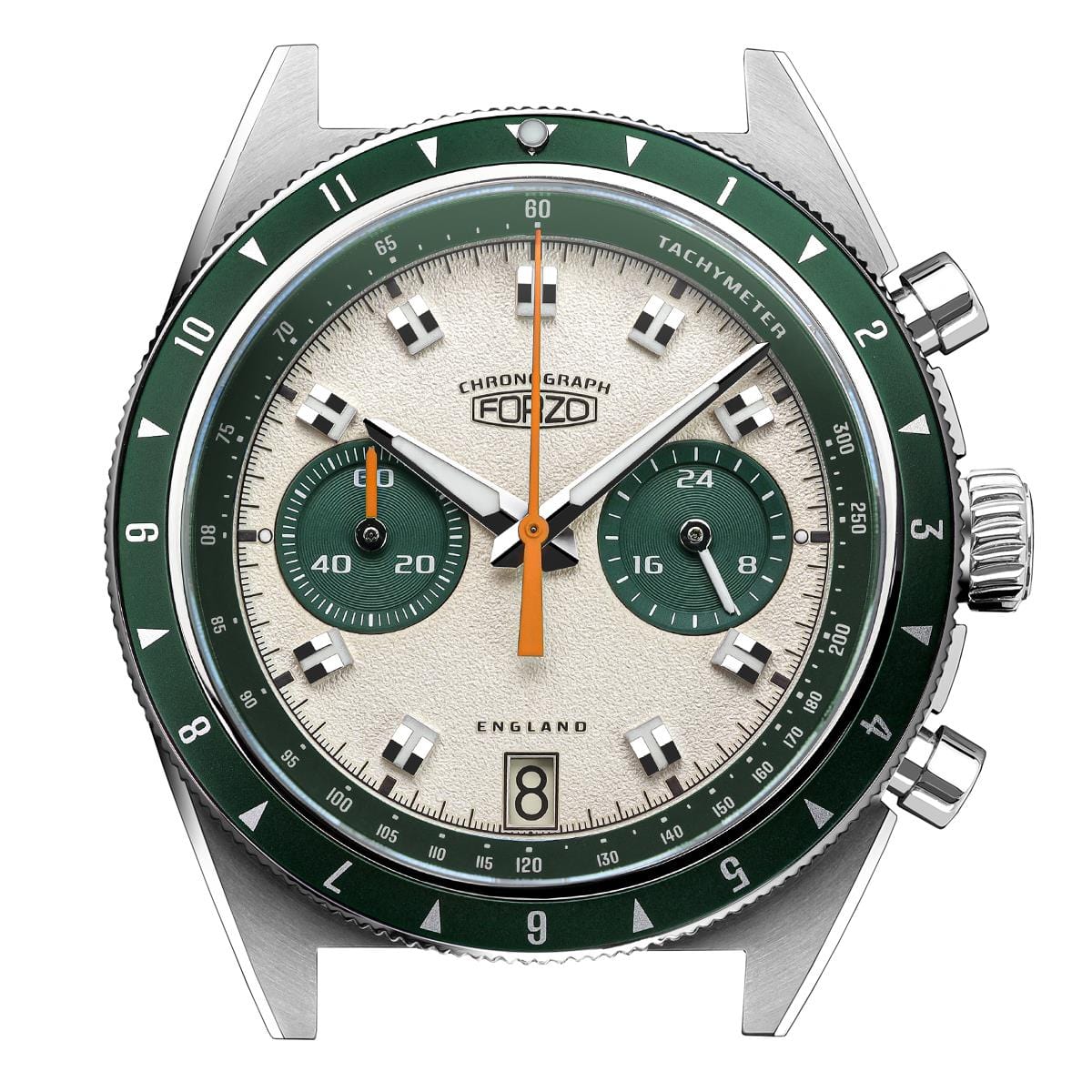 FORZO G2 Drive King Chronograph Watch - Cream / Green RWB046-WH