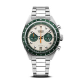FORZO G2 Drive King Chronograph Watch - Cream / Green SS-B01-B