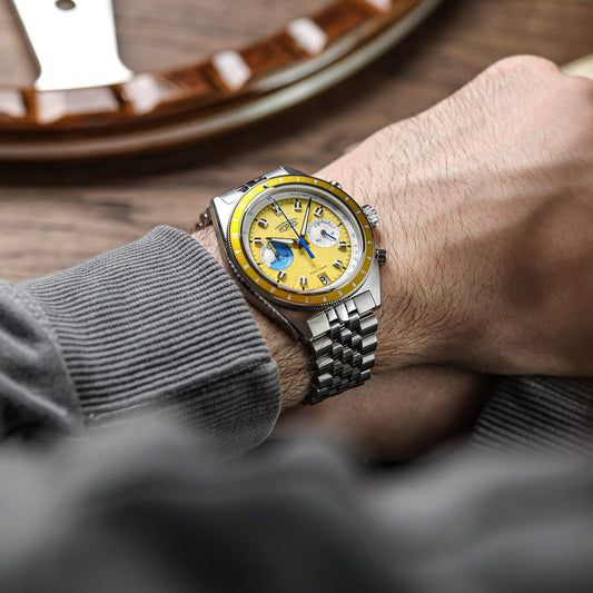 FORZO G2 Drive King Chronograph Watch - Yellow