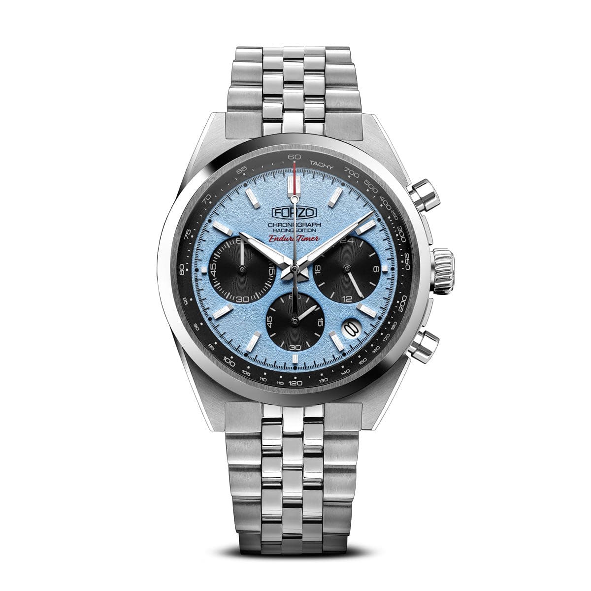 FORZO G2 EnduraTimer Chronograph Watch - Light Blue - SS-B02-B