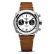 Geckota Chronotimer Racing Chronograph Watch White Dial Classic Panda VS-369-4