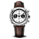 Geckota Chronotimer Racing Chronograph Watch White Dial Classic Panda TP-369-2