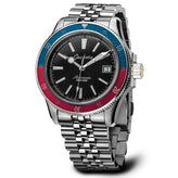 Geckota Sea Hunter Automatic Diver's Watch - Blue / Red