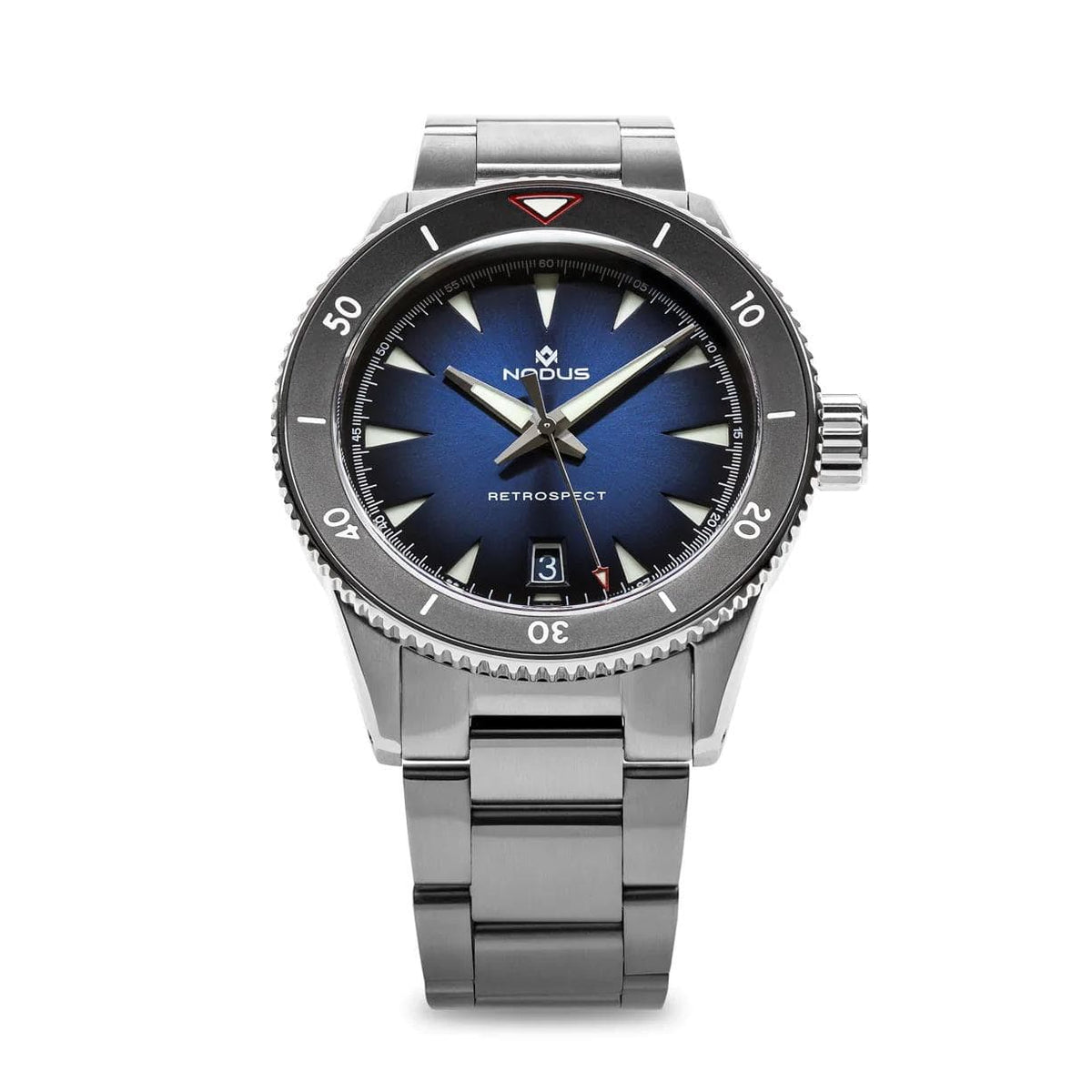 Nodus Retrospect III Automatic Dive Watch - Nebula Blue