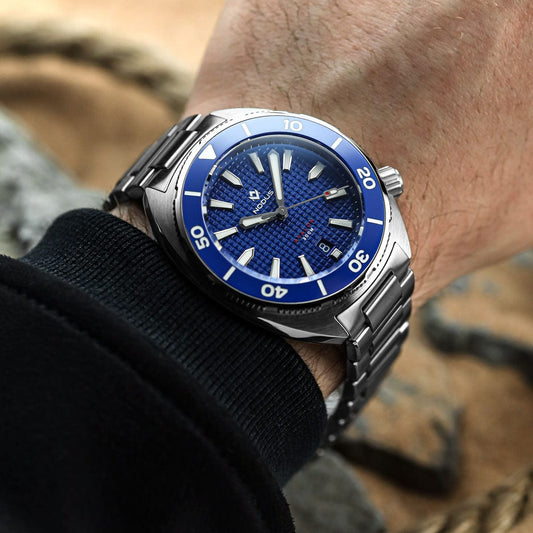 Nodus Avalon II Automatic Dive Watch - Pelagic Blue