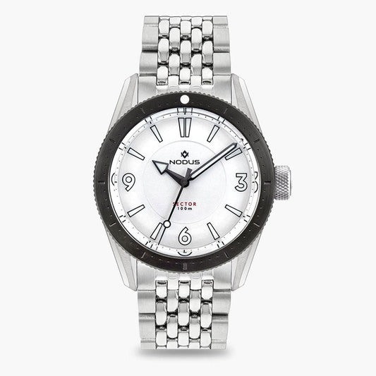 Nodus Sector Dive Automatic Watch - Pearl
