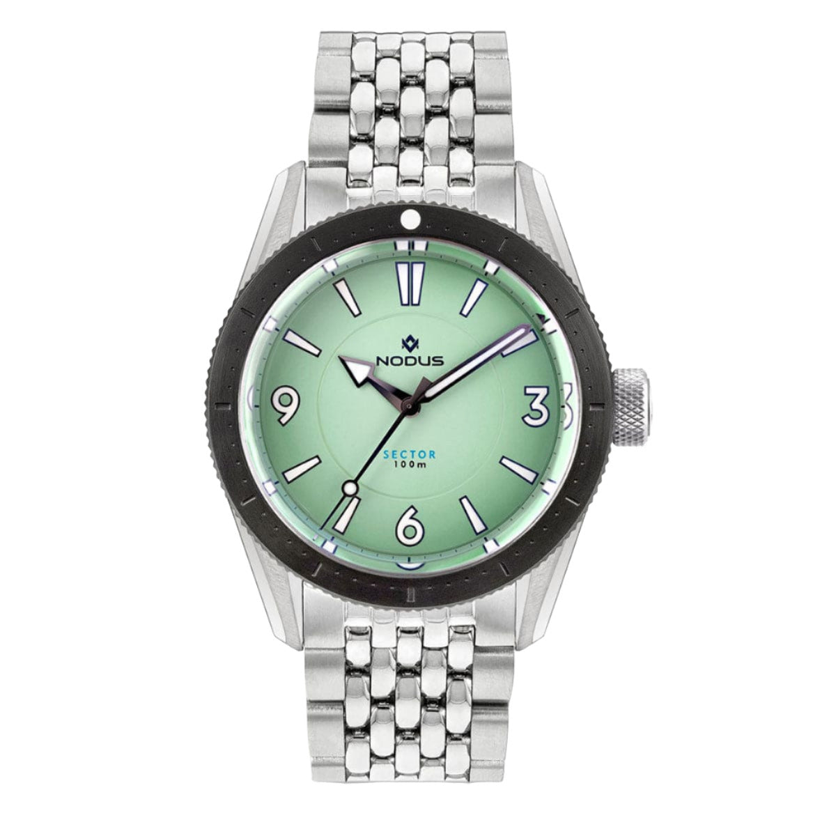 Nodus Sector Dive Automatic Watch - Seafoam