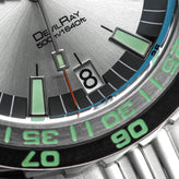 NTH DevilRay Automatic Dive Watch No Date Silver Sunburst LIKE NEW