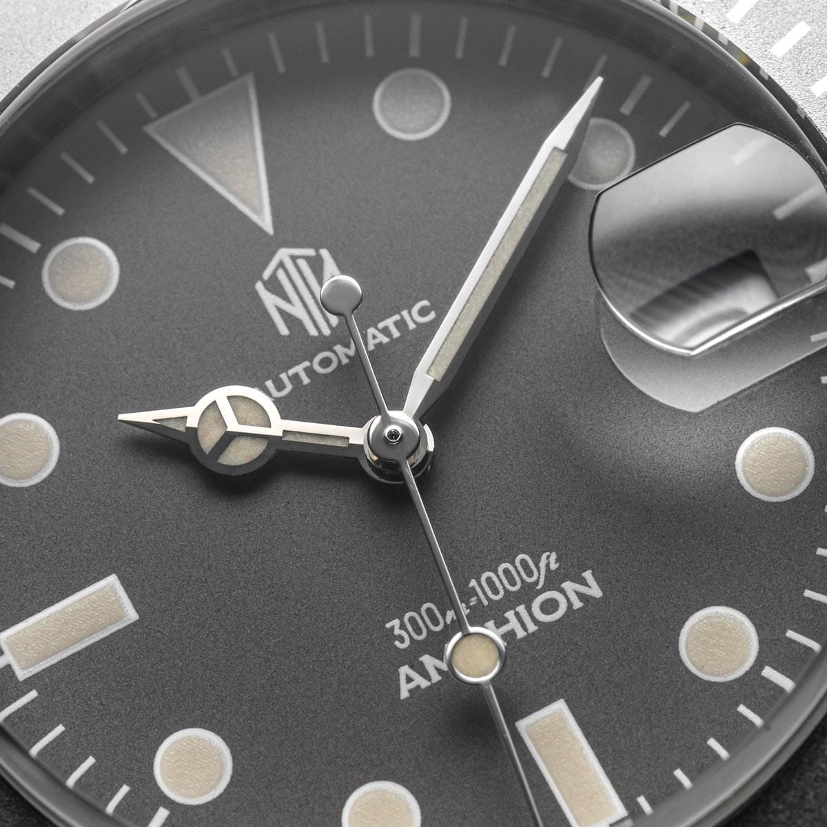 NTH Amphion Dive Watch - Anchor Grey - WatchGecko Exclusive