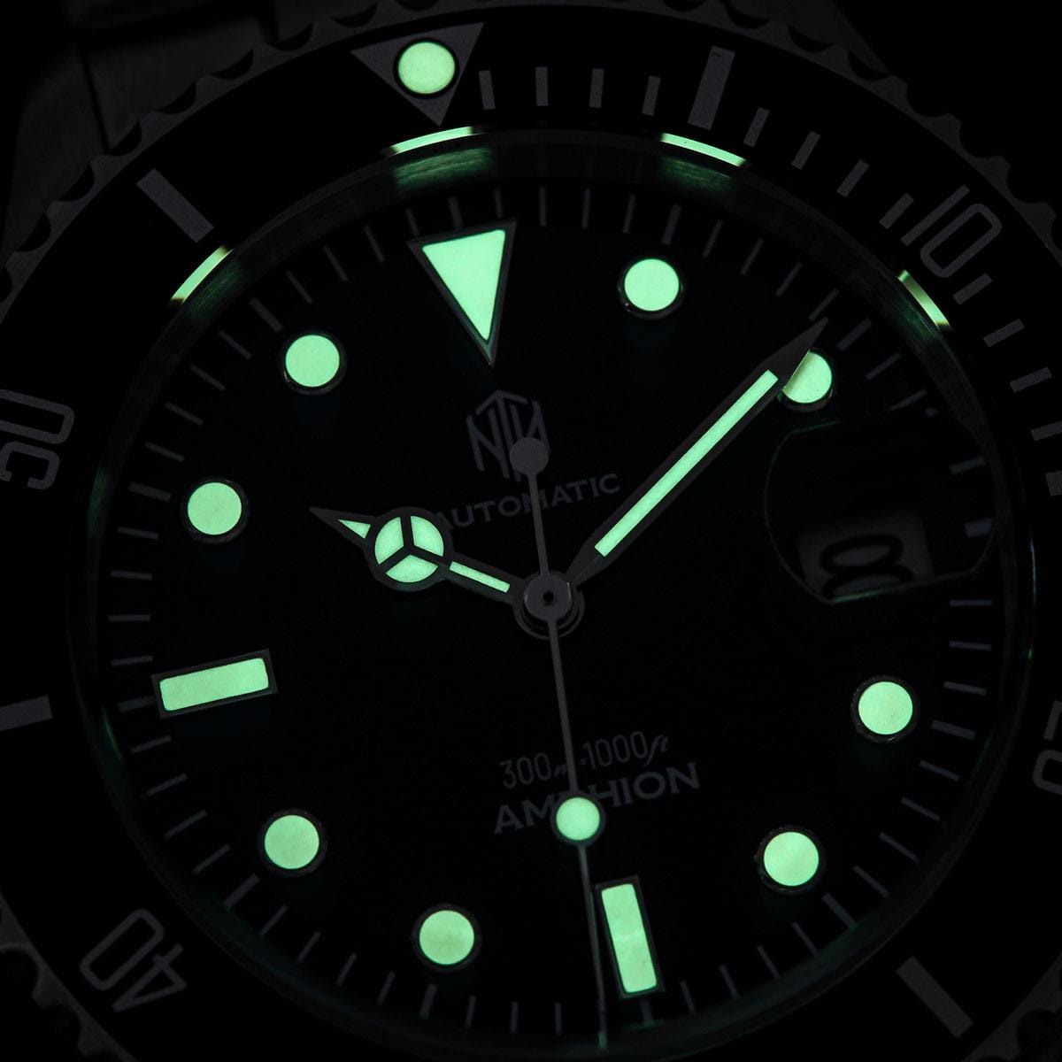 NTH Amphion Dive Watch - Onyx Black - WatchGecko Exclusive