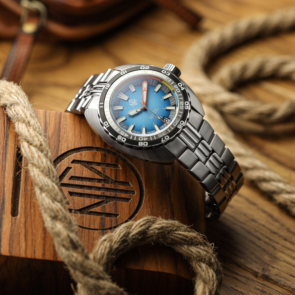NTH DevilRay Automatic Dive Watch No Date Blue