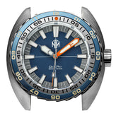 NTH DevilRay Dive Watch - Blue - Leather Strap - WatchGecko Exclusive