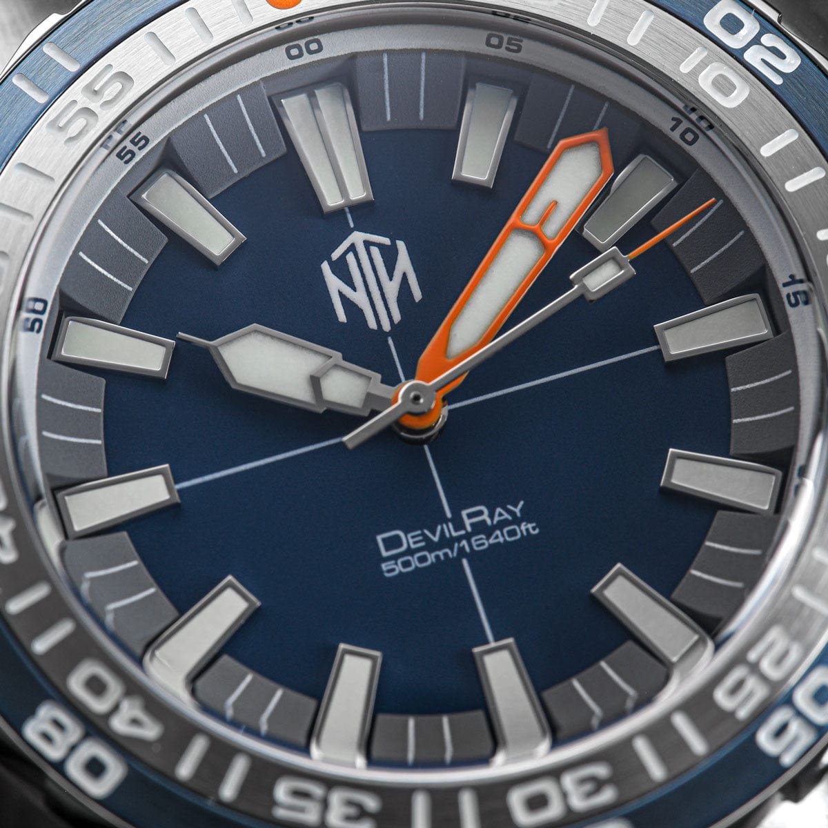 NTH DevilRay Dive Watch - Blue - WatchGecko Exclusive