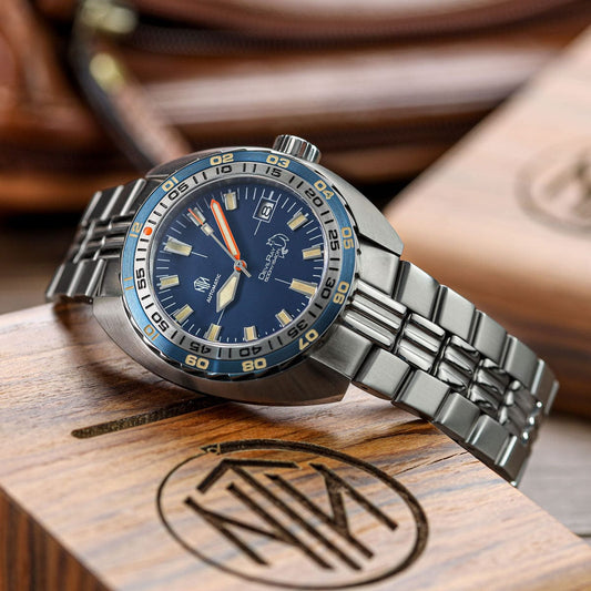 NTH DevilRay Dive Watch - Vintage Blue - WatchGecko Exclusive - Nearly New