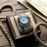 NTH DevilRay GMT - WatchGecko Exclusive - Light Blue - Bracelet