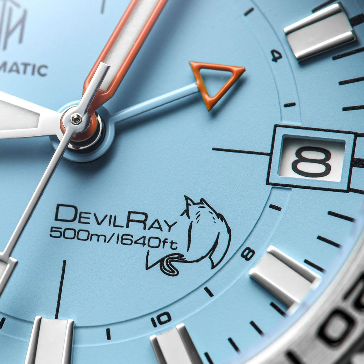 NTH DevilRay GMT - WatchGecko Exclusive - Light Blue Dial