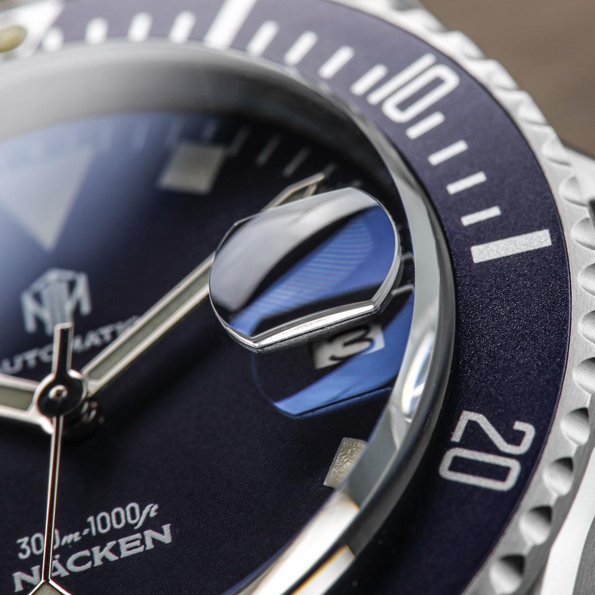 NTH Näcken Dive Watch - Admiral Blue - WatchGecko Exclusive
