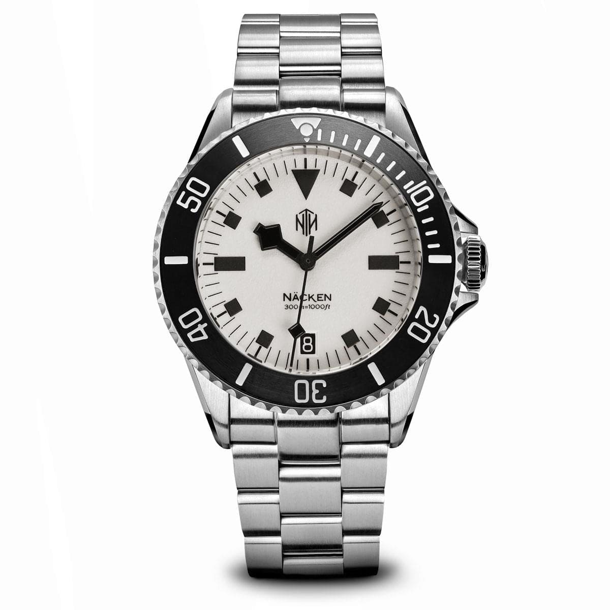 NTH Näcken Dive Watch - Vintage White
