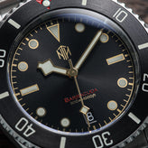 NTH V2 Barracuda Diver's Watch - Vintage Black 