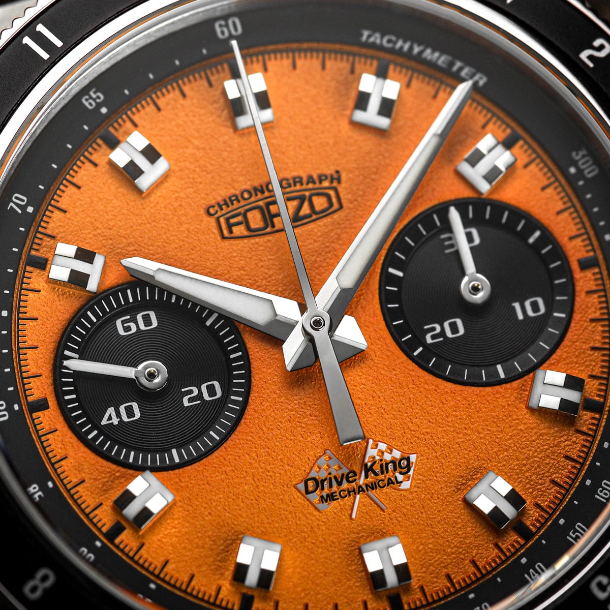 FORZO Drive King Mechanical Chronograph In Orange