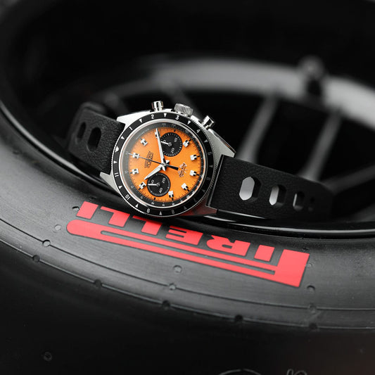 FORZO ST19 Drive King Mechanical Orange Dial RWB046-BK