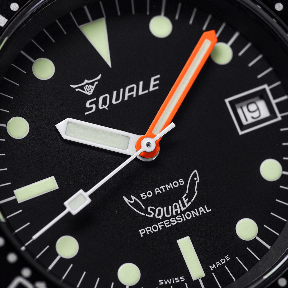 Squale 1521 Black PVD Swiss Made Diver's Watch