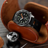 Squale 1521 Swiss Made Diver's Watch - Black With Blasted Case