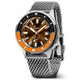 Squale Matic Swiss Diver's Watch - Mesh Bracelet - Brown